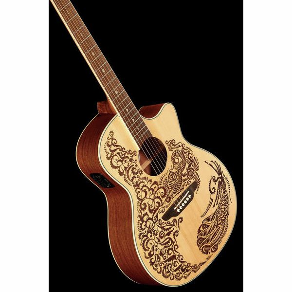 Luna Guitars Henna Paradise A E Spruce
