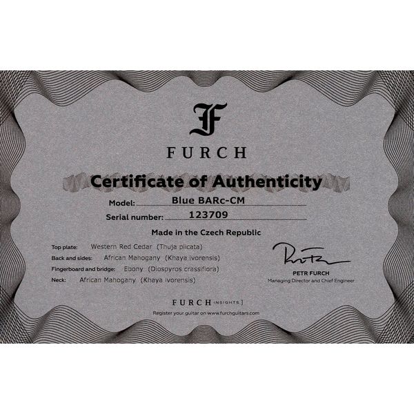 Furch BARc-CM a VTC W Gb