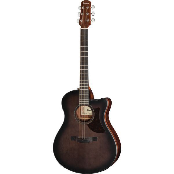 Test de la guitare Ibanez AAM70CE-TBN, auditorium électro-acoustique