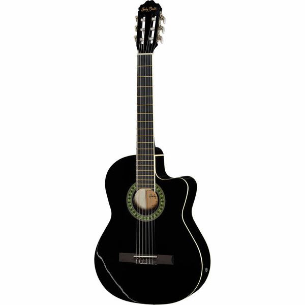Test Harley Benton CG200CE-BK: guitare classique électro à petit prix