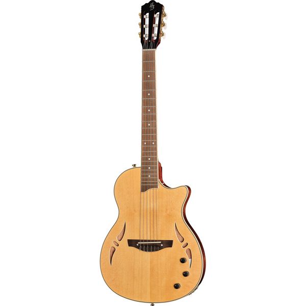 Test Harley Benton Nashville Nylon: guitare nylon semi-hollow accessible