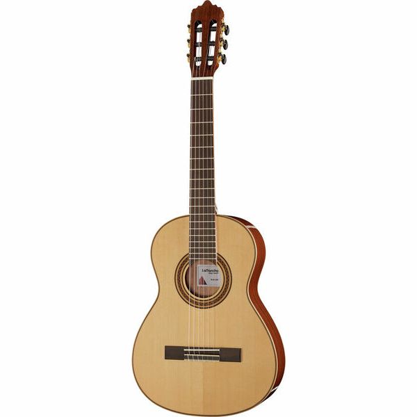 Test complet de la guitare La Mancha Rubi S 59 3/4 naturelle